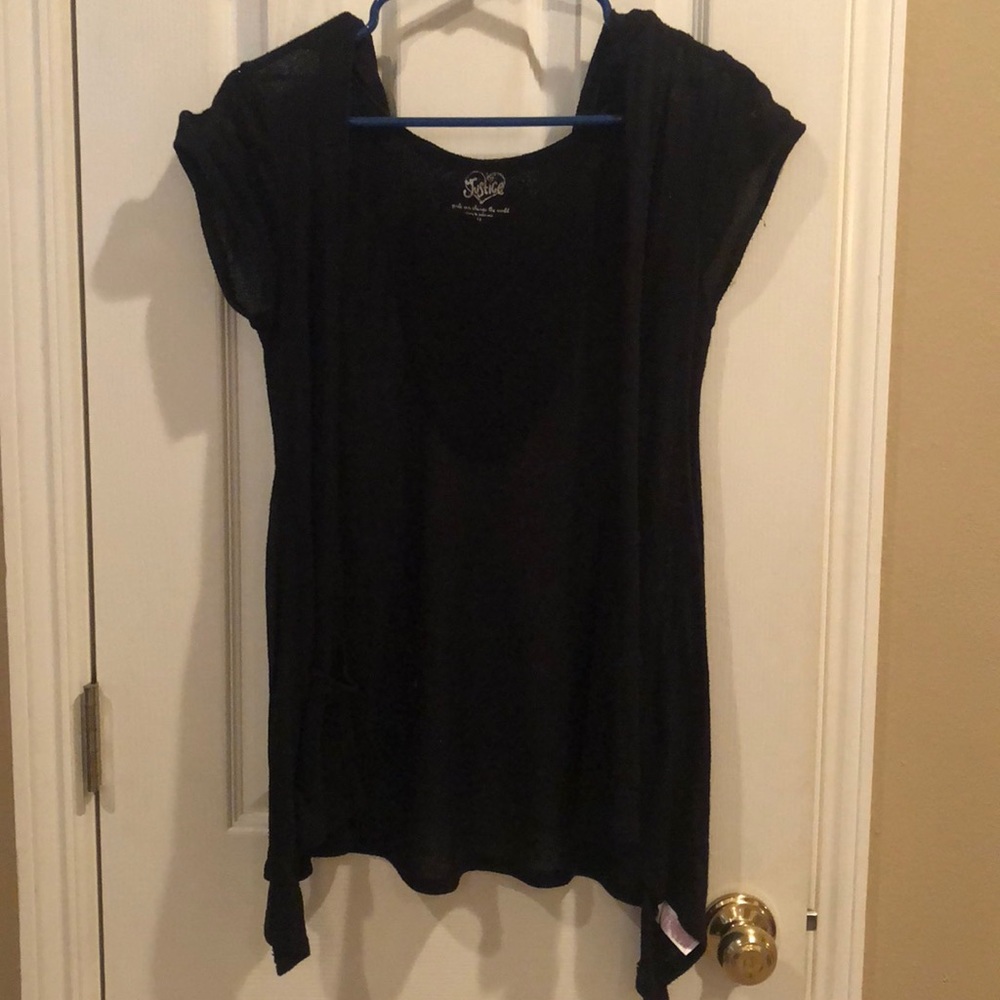 black overlay